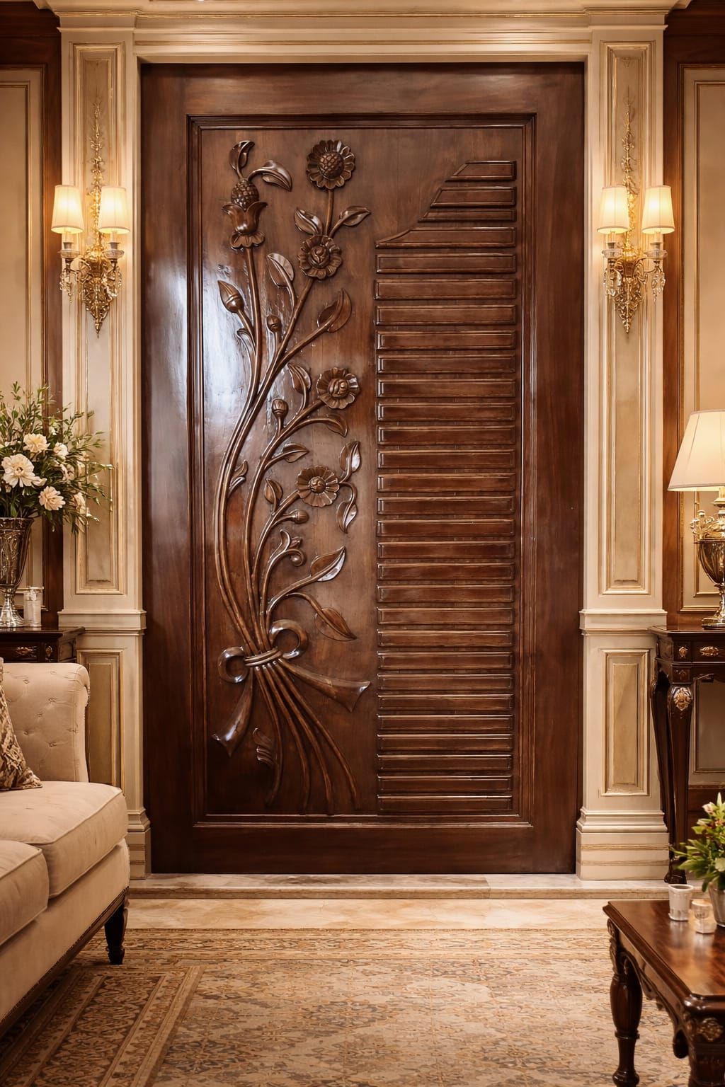 Sheesham Wood Door (Classical)