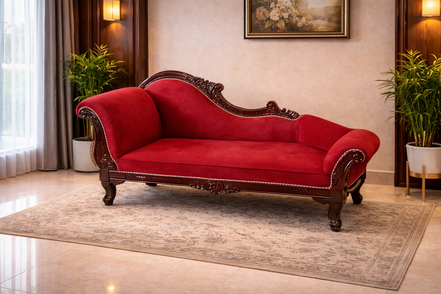 Crocus Chaise Lounge – Red