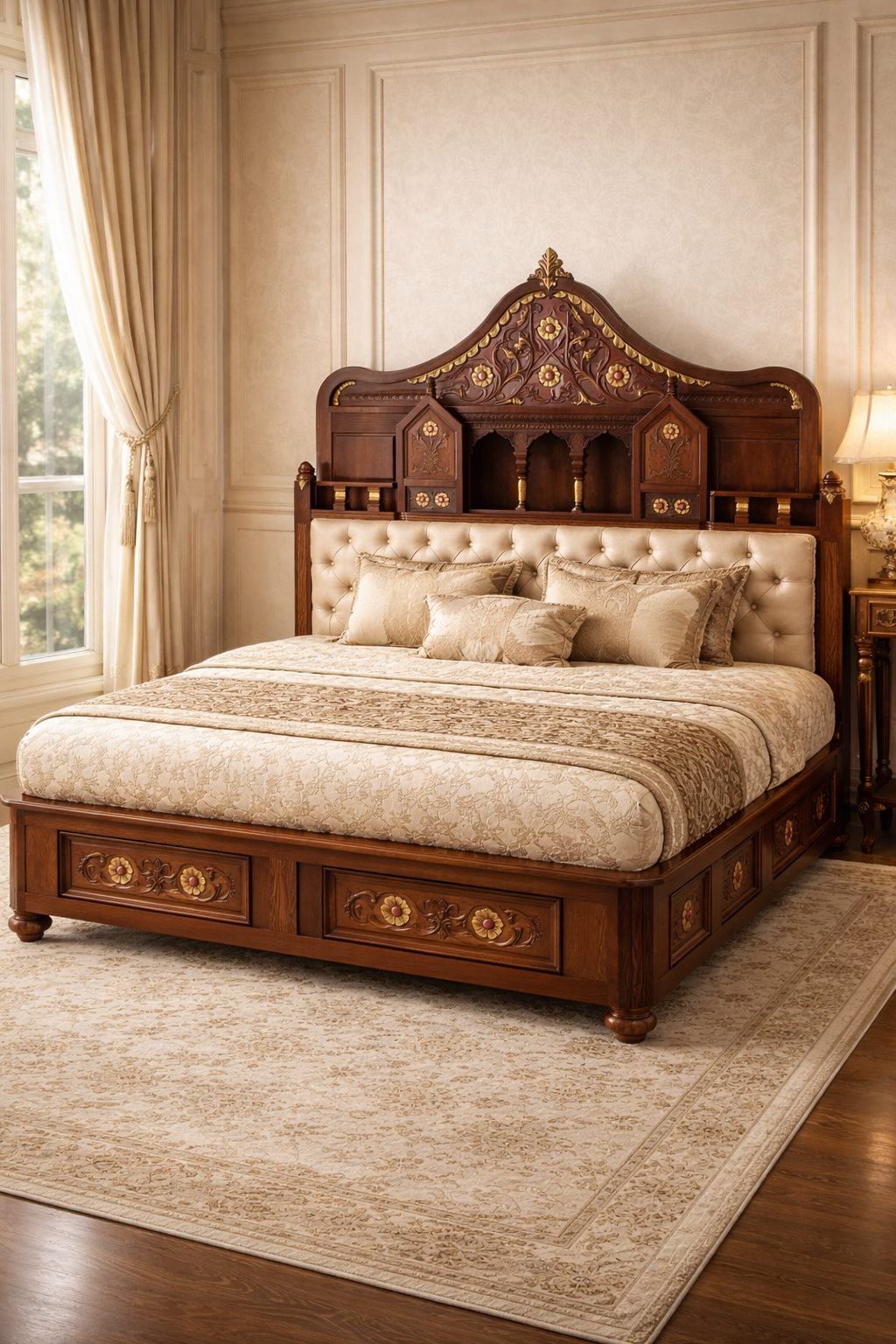 Sheesham Wood Bed – King Size
