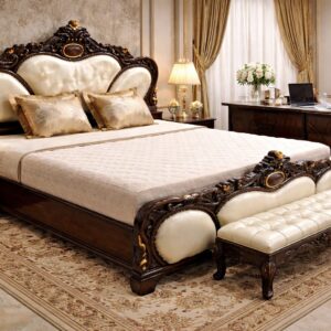 Full Size Bed with Cushion
